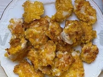 Kepinti vištienos nagetai su traškia plutele pagrindine nuotrauka