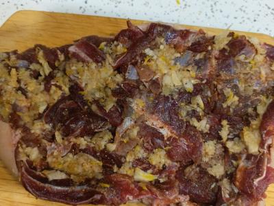 Kiaulienos kojos ritinys Žingsnis 2