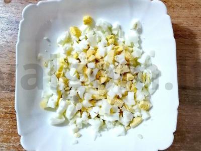 Salotos su vištienos krūtinėle ir alyvuogėmis Žingsnis 2