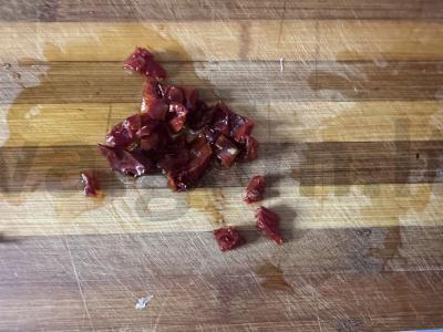 Pasta su krevetėmis ir džiovintais pomidorais Žingsnis 3