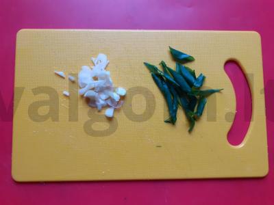 Spagečiai su vištiena terijaki padaže Žingsnis 1