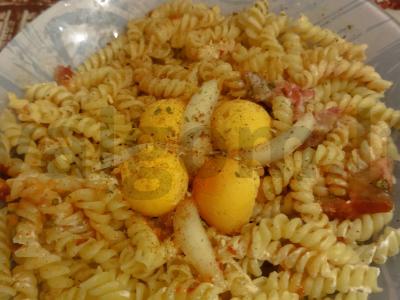 Pasta su pomidorais ir prieskoniais „Aštri“ pagrindine nuotrauka