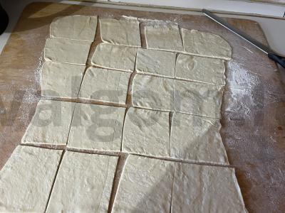 Picos „Asorti“ ant sluoksniuoto tešlos Žingsnis 2