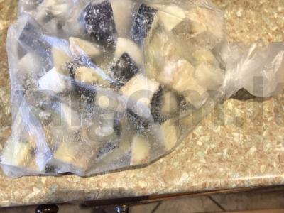 Salotos su baklažanais ir daržovėmis Žingsnis 2