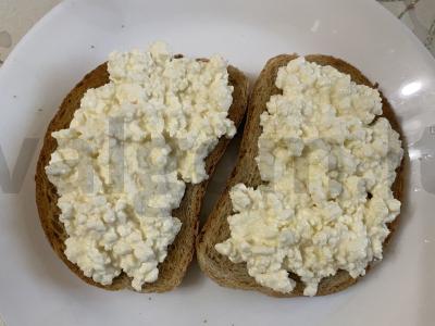 Tostai su varške ir saldžiuoju pienu Žingsnis 3