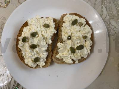 Tostai su varške ir saldžiuoju pienu Žingsnis 4