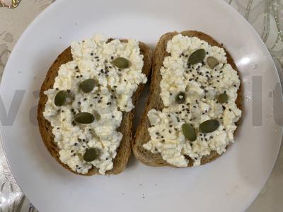 Tostai su varške ir saldžiuoju pienu Žingsnis 5