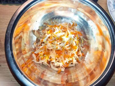 Vinegretas su žirniais Žingsnis 1