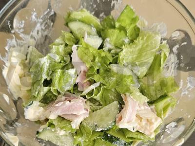 Salotos su daržovėmis ir bekonu Žingsnis 5