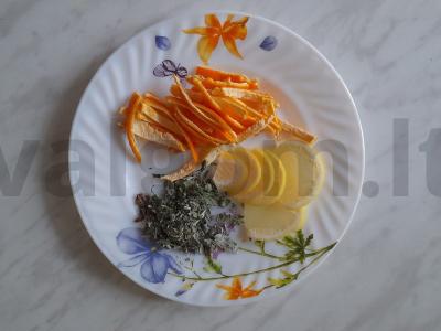 Arbata „Antioksidantas“ Žingsnis 1