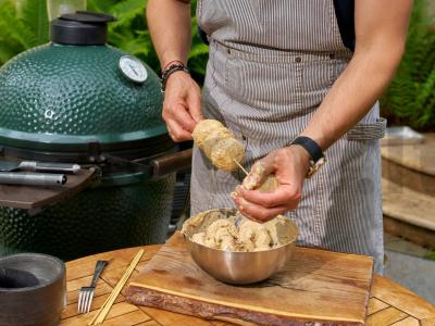 Grilio pievagrybiai Žingsnis 4