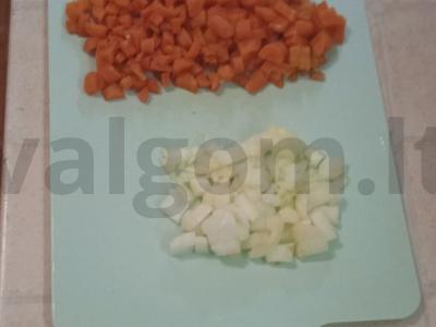 Greitas vinigretas su raugintais kopūstais Žingsnis 3