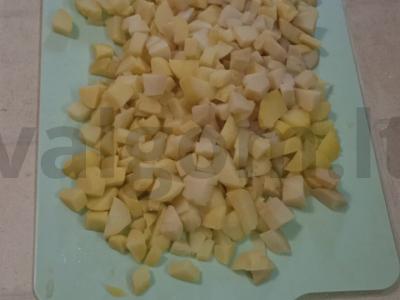 Greitas vinigretas su raugintais kopūstais Žingsnis 4