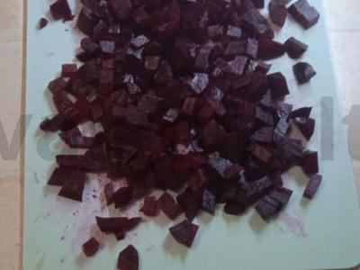 Greitas vinigretas su raugintais kopūstais Žingsnis 5