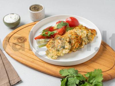 Vištienos blynai su sūriu ir žolelėmis pagrindine nuotrauka