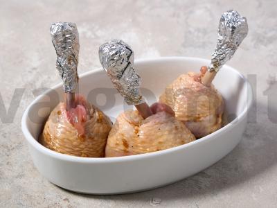 Vištienos blauzdelės medaus-garstyčių glazūroje Žingsnis 3