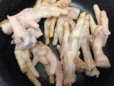 Aštrūs vištienos pėdų su medumi Žingsnis 2