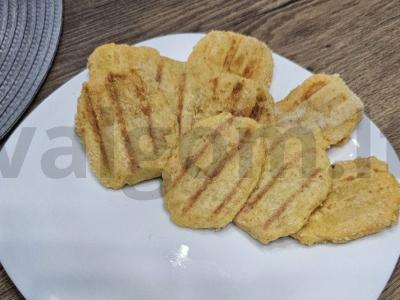 Krevetės iš krabų mėsos džiūvėsėliuose pagrindine nuotrauka