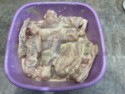 Kepta vištiena su bulvėmis Žingsnis 2