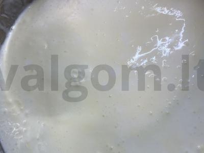 Švelnus varškė iš pieno Žingsnis 2