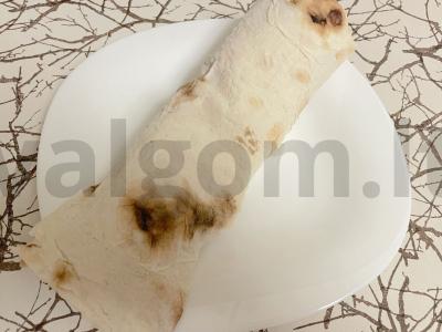 Ritinys lavaše su sultingu mėsa ir daržovėmis Žingsnis 6