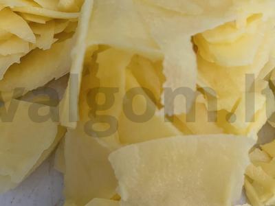 Bulvių lizdai po sūriu vakarienei Žingsnis 1