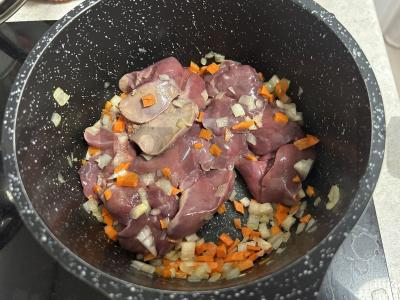 Vištienos kepenėlių paštetas su kiaušiniu Žingsnis 2