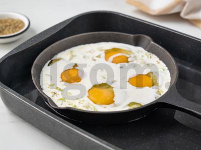 Kiaušiniai su porais Žingsnis 4