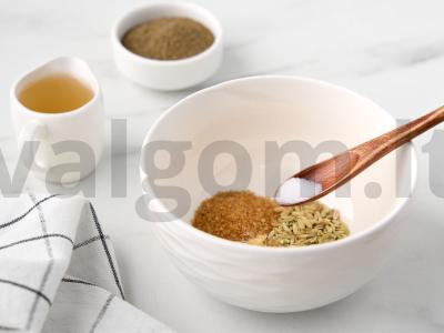 Marinuoti vynuogės ant grilio su burrata Žingsnis 1