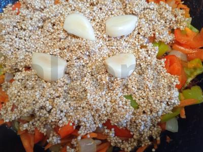 Kvinoja su daržovėmis per 35 minutes Žingsnis 4