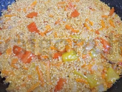 Kvinoja su daržovėmis per 35 minutes Žingsnis 7