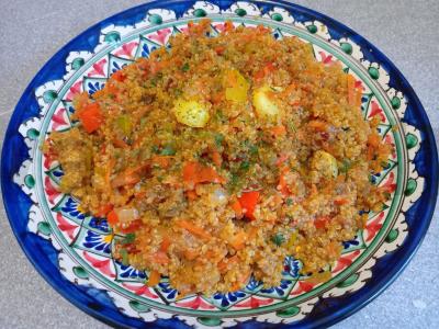 Kvinoja su daržovėmis per 35 minutes pagrindine nuotrauka