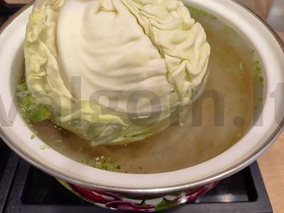 Kopūstų su faršu ir ryžiais receptas Žingsnis 11