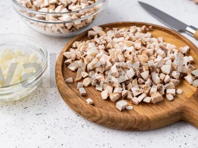 Mėsos ir grybų pyragas Žingsnis 2