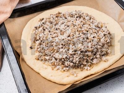 Mėsos ir grybų pyragas Žingsnis 14