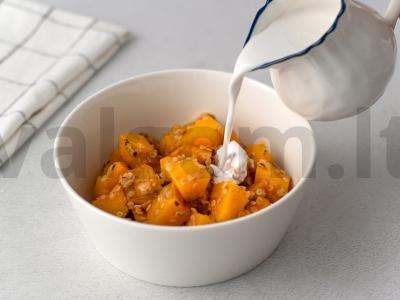 Moliūgų-kokosų dalas Žingsnis 6