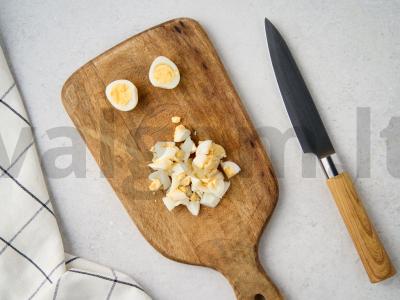 Rūgštynių salotos su kiaušiniais Žingsnis 1