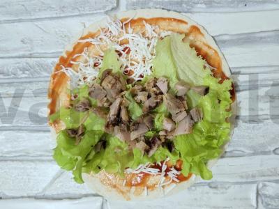 Sultingas burrito su vištiena ir daržovėmis Žingsnis 4