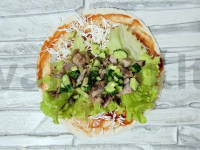 Sultingas burrito su vištiena ir daržovėmis Žingsnis 5