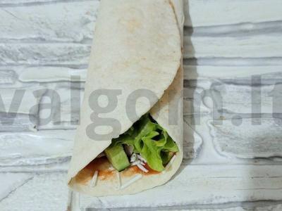 Sultingas burrito su vištiena ir daržovėmis Žingsnis 6