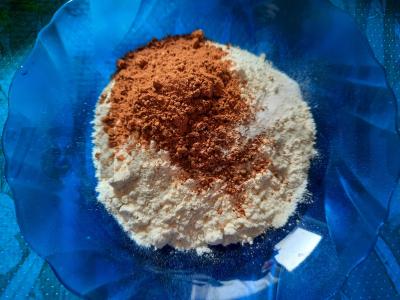 Vegetariški šokoladiniai vyšnių keksiukai Žingsnis 1