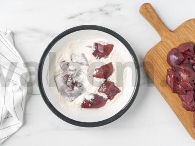 Kepta kiaulienos kepenėlė Žingsnis 2