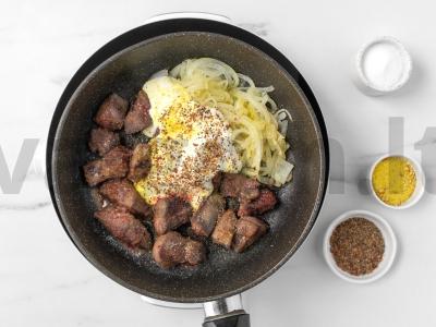 Kepta kiaulienos kepenėlė Žingsnis 5