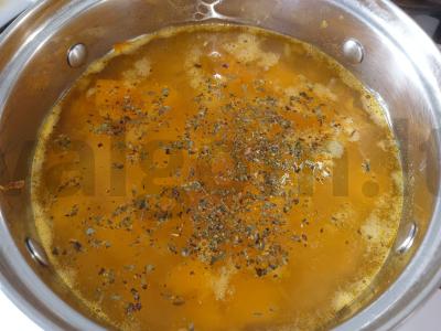 Moliūgų sriuba-pyragas su baziliku Žingsnis 4