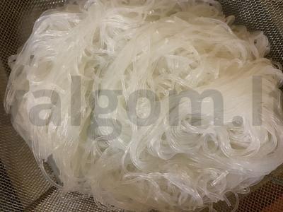 Kiaulienos steikas sojų-česnako marinate su funchoza Žingsnis 7