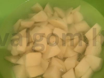 Sultingas boršas be mėsos Žingsnis 1