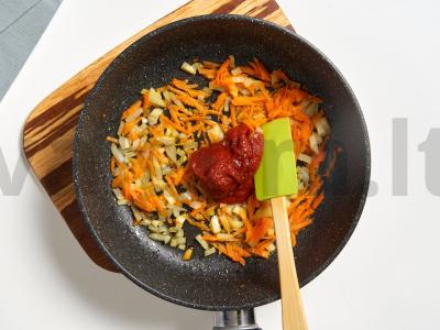 Vegetariškos kopūstų sriubos be mėsos Žingsnis 10