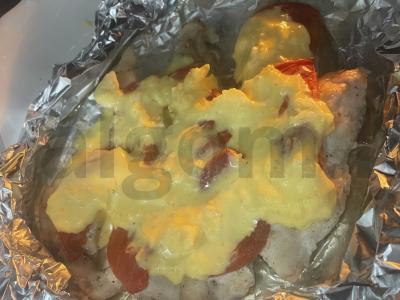 Vištienos filė sūrio padaže su sezamo sėklomis Žingsnis 4