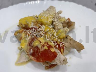 Vištienos filė sūrio padaže su sezamo sėklomis Žingsnis 5