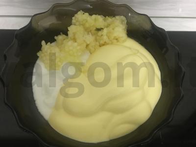 Bulvių apkepas su pomidorais ir sūriu Žingsnis 3